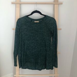 Green hollister long sleeve in XS